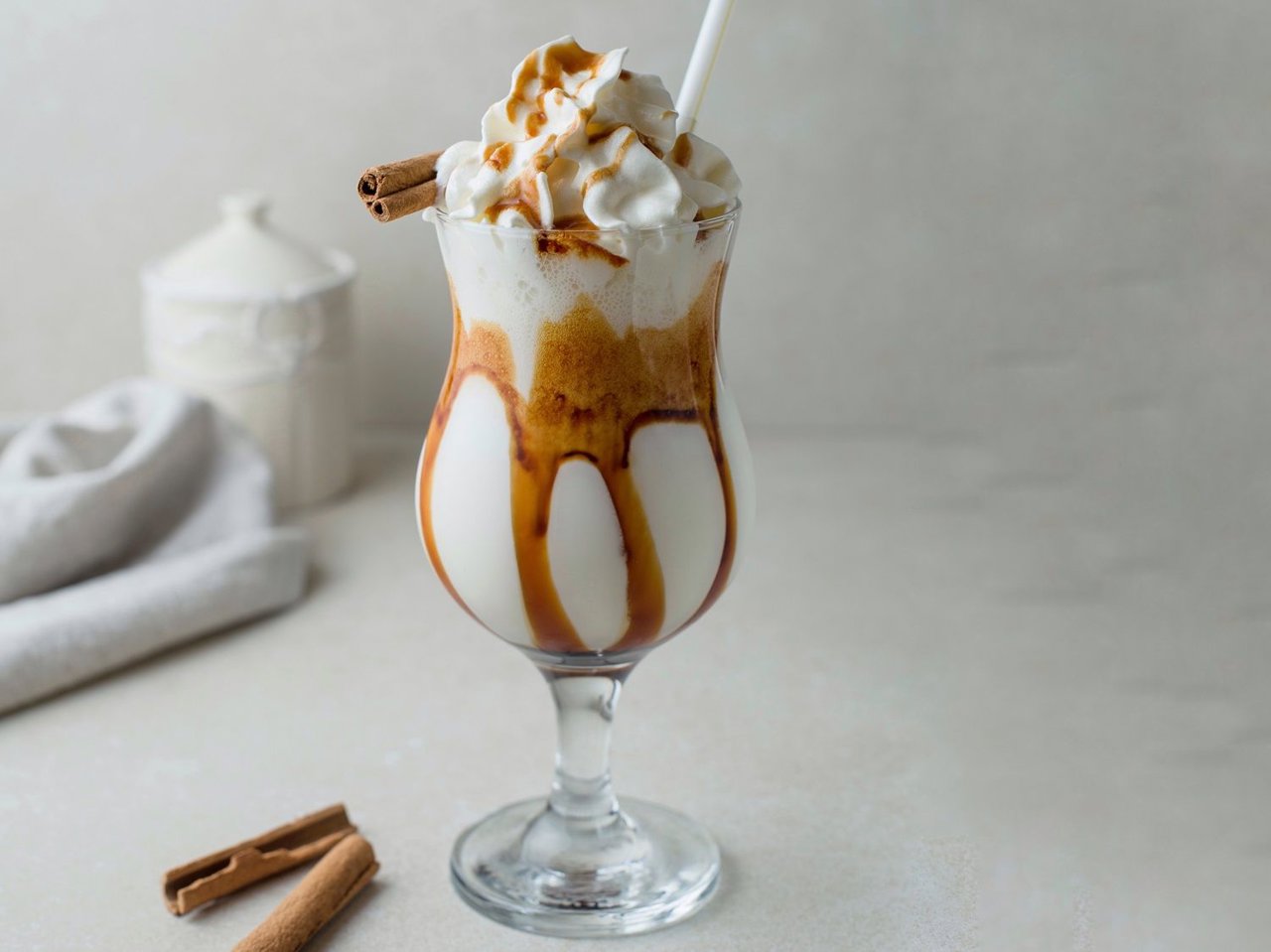 Caramel milkshake