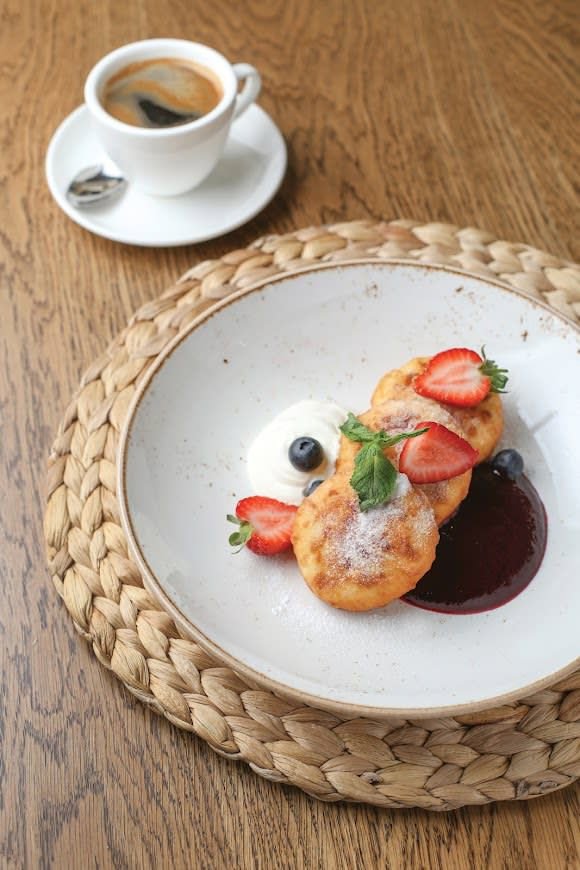Cottage cheese pancakes