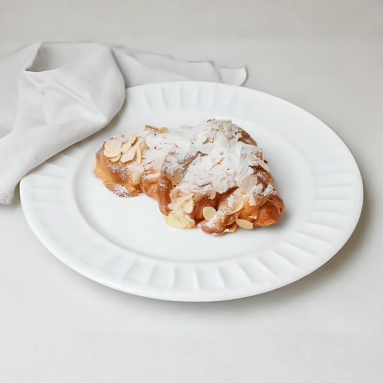Almond croissant (with almond cream)
