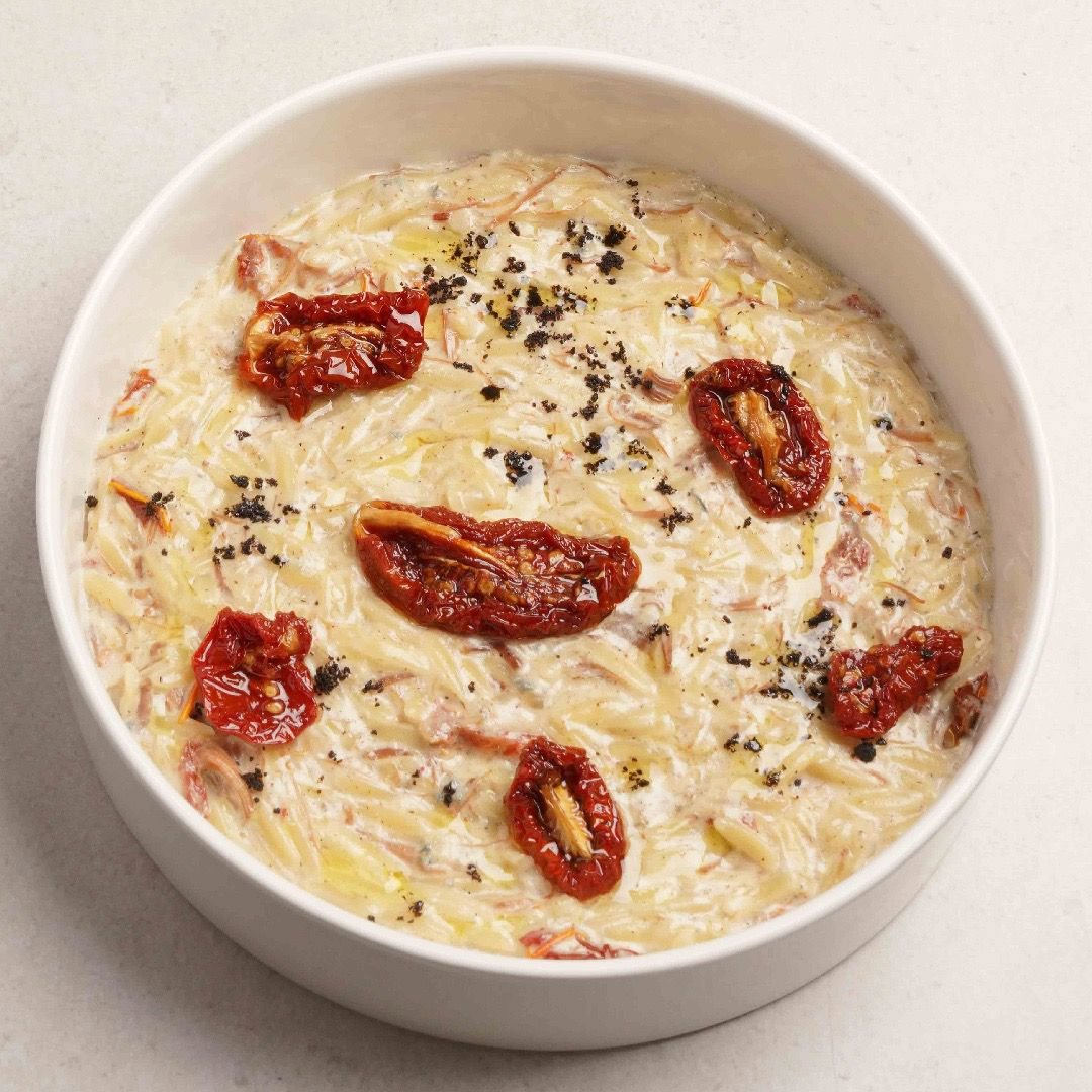 Orzo with beef