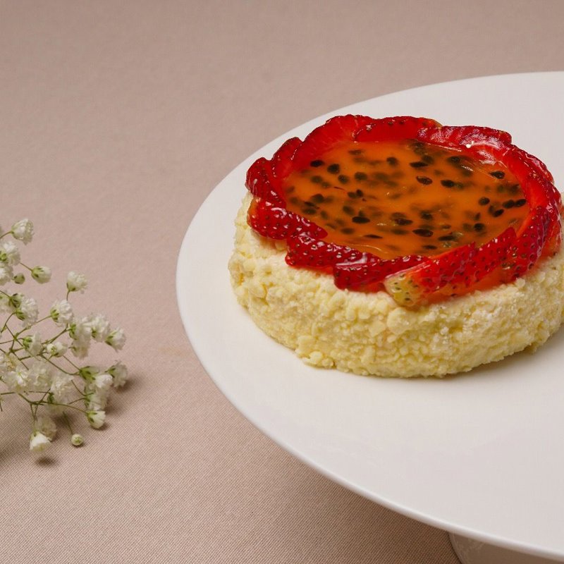 Passion fruit mousse