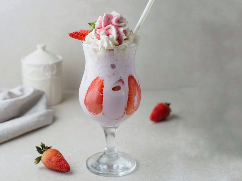 Strawberry milkshake