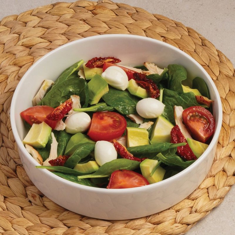 Chicken and avocado salad